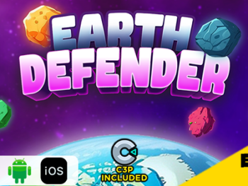 Earth Defender HTML5 Construct 3 Game