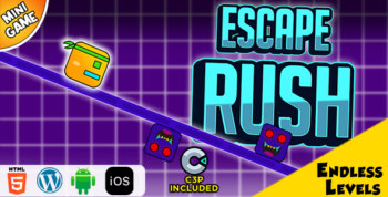 Escape Rush HTML5 Construct 3 Game