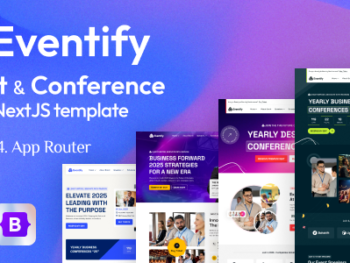 Eventify - Event And Conference NextJS React Template