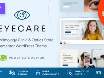 Eye Care - Eye Clinic & Family Optometrist WordPress Theme