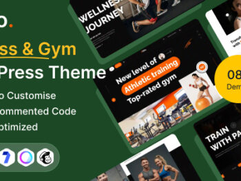 Fittio - Fitness & Gym Website WordPress Theme