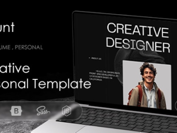 Flaunt - Personal Portfolio & Resume HTML Template