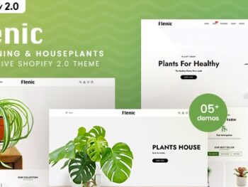 Flenic - Gardening & Houseplants Responsive Shopify 2.0 Theme