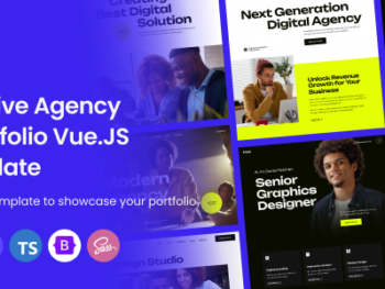 Frisk - Creative Agency & Portfolio Vue js Template