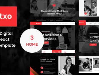 Futxo- Creative Digital Agency React NextJS Template