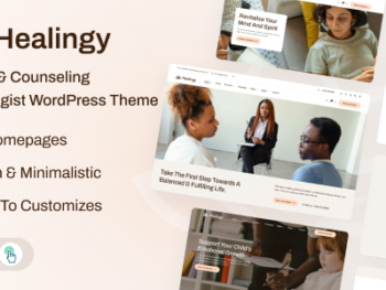 Healingy - Therapy & Counseling Psychologist WordPress Theme