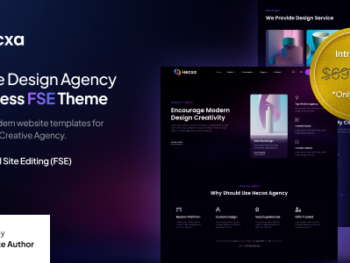 Hecxa – Creative Design Agency FSE WordPress Theme