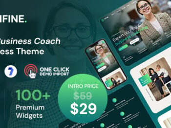 Infine - Life and Business Coach WordPress Theme