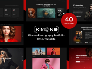 Kimono - Photography Portfolio HTML Template