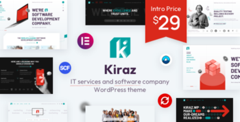 Kiraz – IT services and software WordPress theme