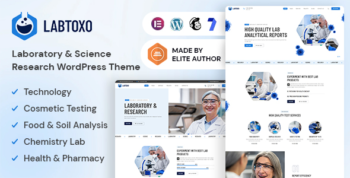 Labtoxo – Laboratory & Science Research WordPress Theme