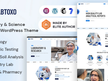 Labtoxo – Laboratory & Science Research WordPress Theme