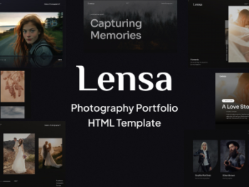 Lensa - Photography Portfolio HTML Template