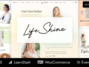 LifeShine - Coaching Online Courses WordPress Theme