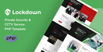 Lockdown - Private Security & CCTV Service PHP Template