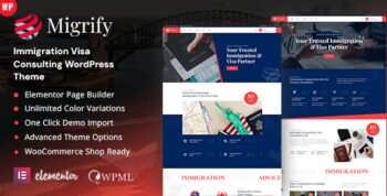 Migrify - Immigration Visa Consulting WordPress Theme