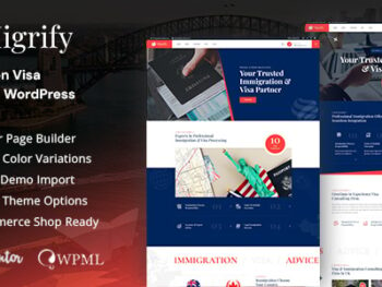 Migrify - Immigration Visa Consulting WordPress Theme