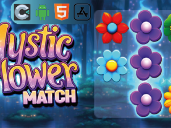 Mystic Flower Match - HTML5 Construct3 Game