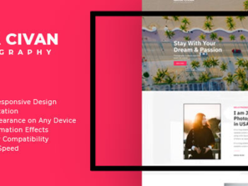 Naha Civan - Photography Portfolio Bootstrap 5 Template