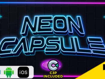 Neon Capsule HTML5 Construct 3 Game