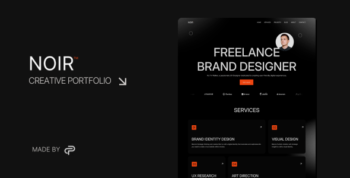 Noir - Creative Portfolio HTML Template