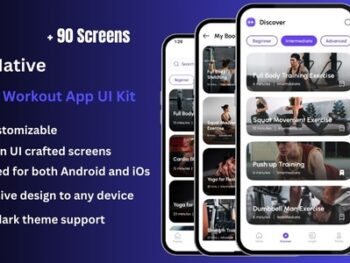 Omofit - Fitness & Workout React Native CLI App Ui Kit