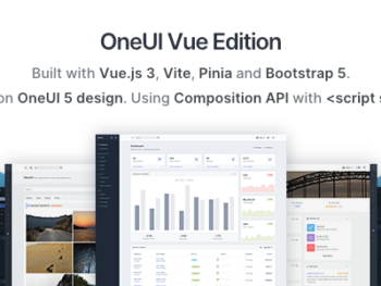 OneUI - Bootstrap 5 Admin Dashboard Template