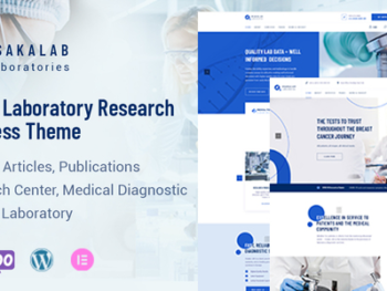 OsakaLab - Science Laboratory Research WordPress Theme