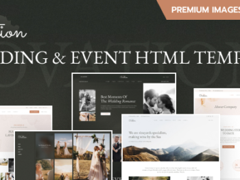 Ovation-Wedding & Event Photography HTML Template