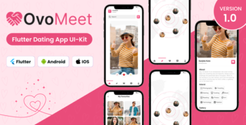 OvoMeet - Flutter Dating App UI Kit