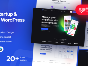 Pictech - Saas & Startup WordPress Theme