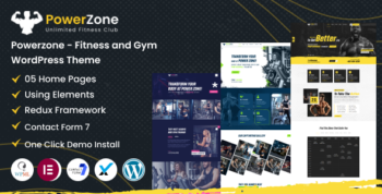 PowerZone - Fitness and Gym WordPress Theme