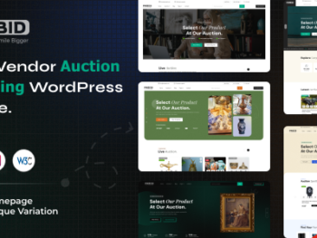 Probid - Multi Vendor Auctions WooCommerce WordPress Theme