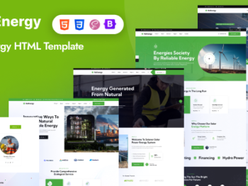 Re-energy - Solar and Renewable Energy HTML Template