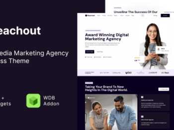 Reachout - Social Media Marketing Agency WordPress Theme