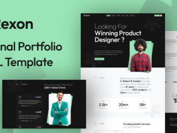 Rexon - Personal Portfolio HTML Template