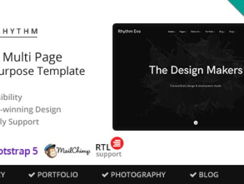 Rhythm - Multipurpose One/Multi Page Template