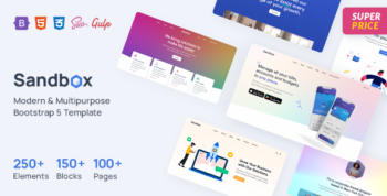 Sandbox - Modern & Multipurpose Bootstrap 5 Template