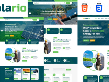 Solario - Solar And Renewable Energy HTML5 Template