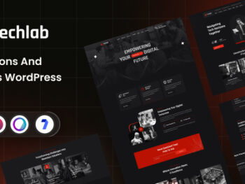 Techlab - IT Solutions and Services WordPres Theme