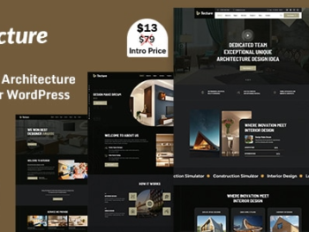 Tecture - Architecture and Interior Elementor WordPress Theme