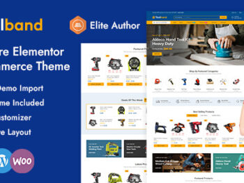 Toolband - Tools Store WordPress WooCommerce Theme