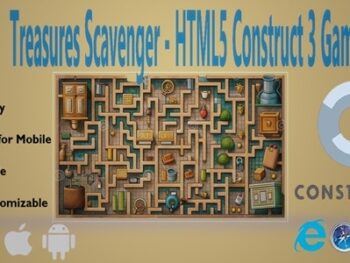 Treasures Scavenger - HTML5 Construct 3 Game