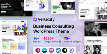 Vertexify - Business Consulting WordPress Theme