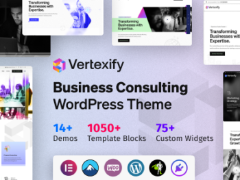 Vertexify - Business Consulting WordPress Theme