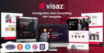 Visaz - Immigration Visa Consulting PHP Template