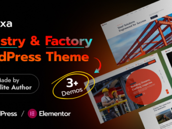 Vixa - Industry & Factory WordPress Theme