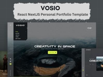 Vosio React NextJS Personal Portfolio