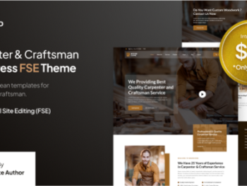 Woodzone – Carpenter & Craftsman FSE WordPress Theme