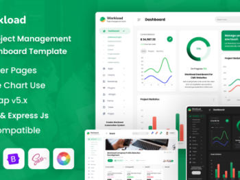 Workload - Node Js Project Management Admin Dashboard Template